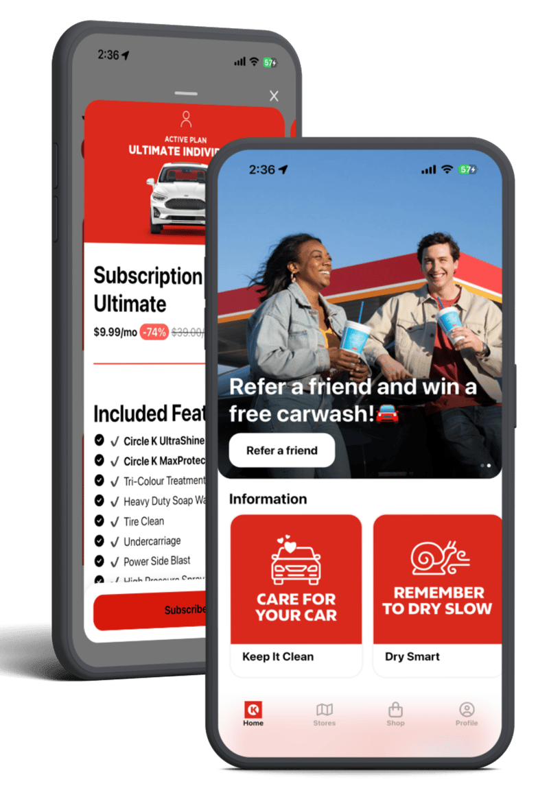 Circle K App Screenshots