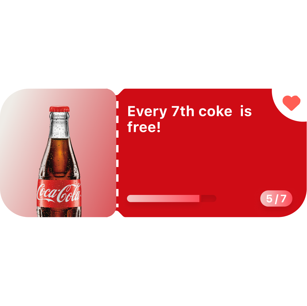 Coke Stamp Card