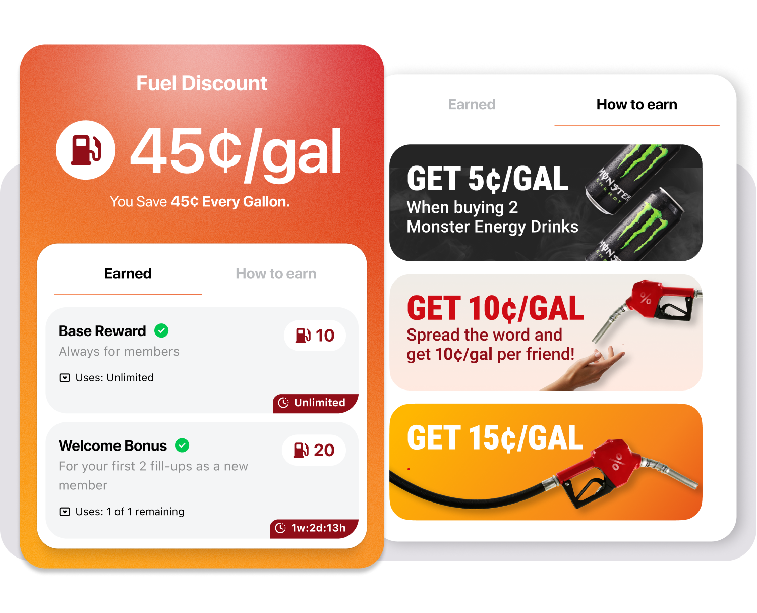 Fuel Loyalty with Cents off per gallon