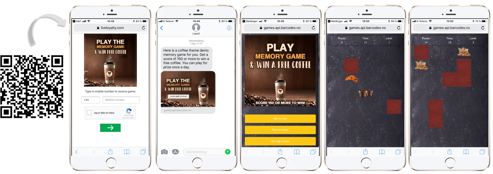 Play and win a free coffee
