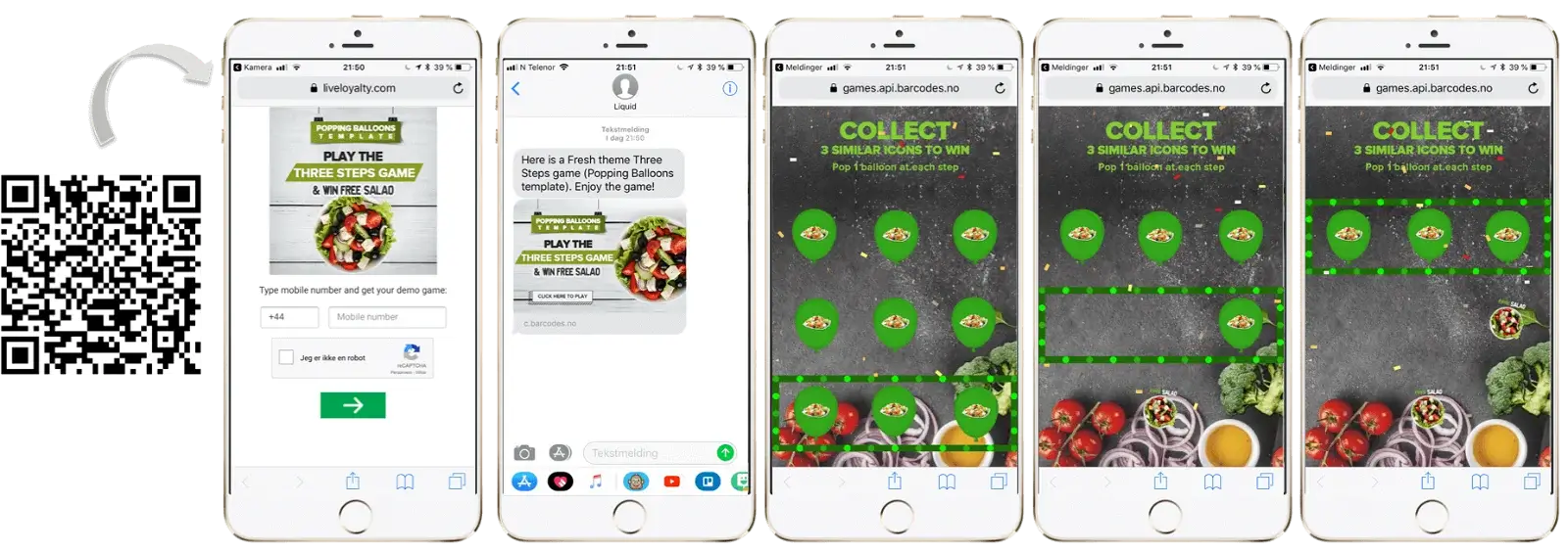 Collect three similar icons
