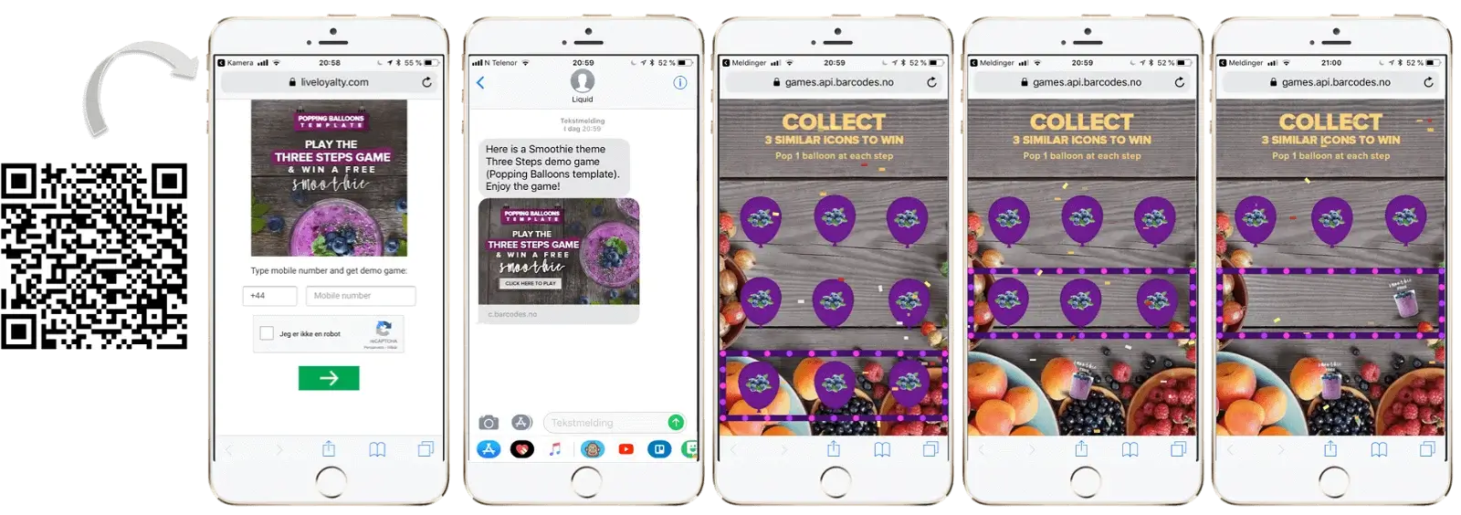 Collect three similar icons