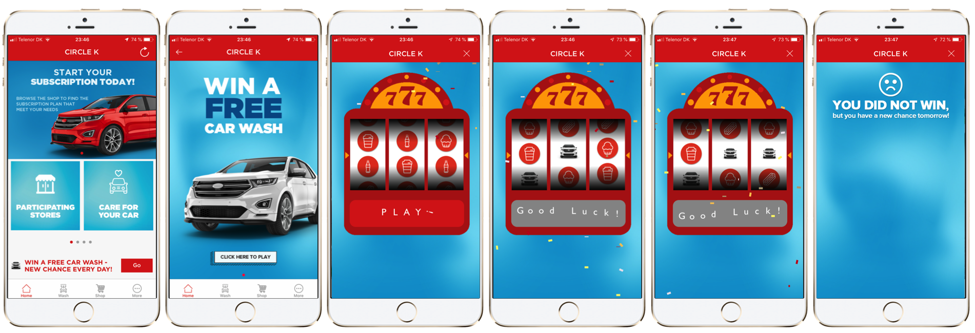 Circle K slot machine game template